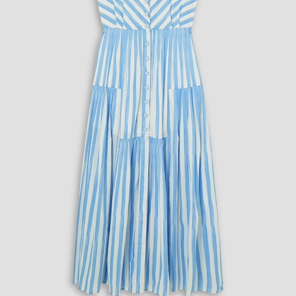 Saloni "Arya" Striped Cotton Dress Size 14 US - NWT - Picture 9 of 9